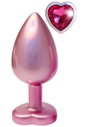 Korek Analny Gleaming Love Pearl Pink Plug Large Dreamtoys