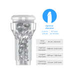 Masturbator Kiiroo Feel Pocket Stroker Crystal KIIROO - 8