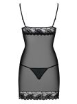 Koszulka Nocna Ze Stringami Wonderia L/Xl Obsessive - 6