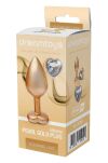 Korek Analny Gleaming Love Pearl Gold Plug Medium Dreamtoys - 5