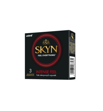 Skyn Intense Feel Prezerwatywy Nielateksowe 3 Szt. Unimil