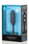 Korek analny Snug Plug 2 Black b-Vibe - 6