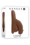 Fantom Penisa 4 Inch Packer Dark Flesh Gender X - 5