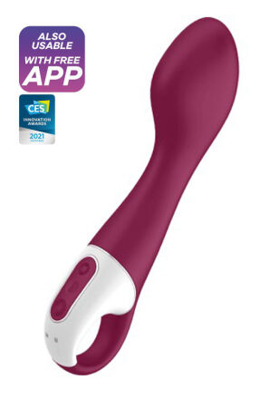 Podgrzewany wibrator do punktu G Hot Spot Connect App Satisfyer