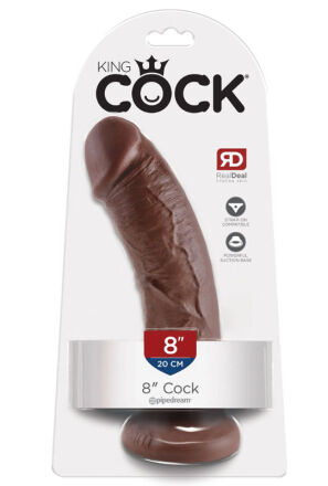 Dildo King Cock 8 Brown Pipedream