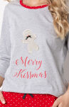Cookie Short Piżama Grey-Red - 3