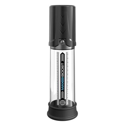 Pompka do penisa Max Boost - Black/Clear Pump Worx