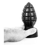Korek analny AB33 Grenade 11 x 6.5cm All Black - 4