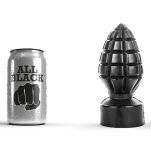 Korek analny AB33 Grenade 11 x 6.5cm All Black - 3