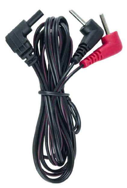 90-Degree Stimulator Cables (2x) ElectraStim