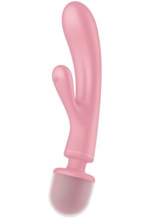 Dwustronny Wibrator Triple Lover Pink Satisfyer
