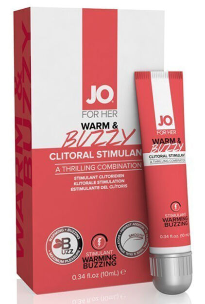 Lubrykant Rozgrzewający Do Łechtaczki For Her Clitoral Stimulant Warming Warm &Buzzy Original 10 Ml System JO