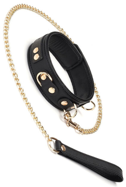 Obróżka Ze Smyczą Dark Secretcollar And Leash Liebe Seele