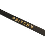Gold Word Choker-Bitch Liebe Seele - 4
