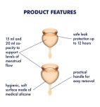 Kubeczki Menstuacyjne Feel Good Menstrual Cup Set Satisfyer - 4