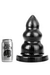 Korek analny AB96 Triple Pleasure M 23 x 13cm All Black - 3