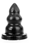 Korek analny AB96 Triple Pleasure M 23 x 13cm All Black - 2
