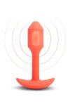 Korek analny Vibrating Snug Plug 1 Orange b-Vibe - 5