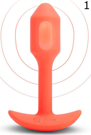 Korek analny Vibrating Snug Plug 1 Orange b-Vibe