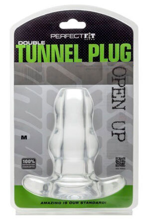 Korek Analny Z Tunelem Double Tunnel Plug M Perfect Fit