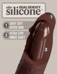 Dildo 18Cm King Cock Elite Dual Density Cock Brown Pipedream - 5
