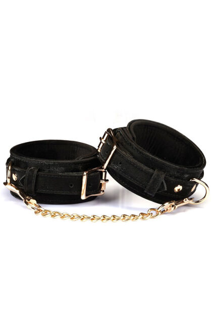 Kajdanki Boudoir Amor Black Ankle Cuffs Liebe Seele