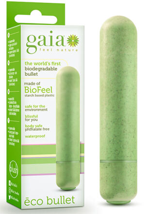 Wibrator Blush Gaia Eco Bullet Green Blush