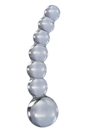 Luksusowy szklany masażer No.66 Transparent Icicles