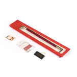 Kinbaku Ukiyoe Red Rosy Lamb Leather Spreader Bar Liebe Seele - 6