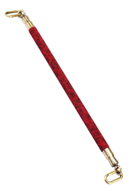 Kinbaku Ukiyoe Red Rosy Lamb Leather Spreader Bar Liebe Seele