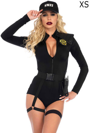 Przebranie Policjantki Swat Team Babe Bodysuit Xs Leg Avenue
