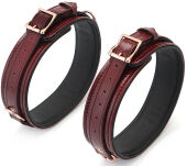 Kajdanki Wine Red Thigh Cuffs L Size Liebe Seele - 4