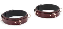 Liebe Seele kajdanki Wine Red Thigh Cuffs L Size - 3