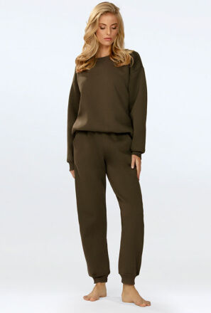 Rehema Komplet Khaki Bluza i Spodnie