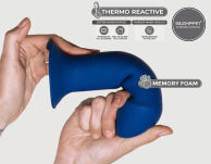 Silikonowe Dildo Premium Hitsens Model 1 Blue Adrien Lastic - 4