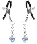 Klamerki Na Sutki Glow-In-Dark Nipple Clamps Liebe Seele niebieskie - 2