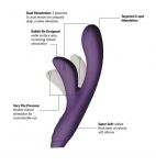 Hera Solid Purple - Wibrator Króliczek Je Joue - 9