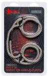 Hogtied Bind & Tie 6Mm Hemp Wrist Or Ankle Cuffs Natural Kink by DocJohnson - 2