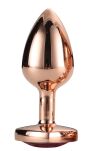 Korek Analny Gleaming Love Rose Gold Plug Small Dreamtoys - 2