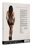 Sukienka Mini High Lace Neck Net Mini Dress Black Os Le Désir - 9