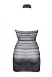 Sukienka Mini High Lace Neck Net Mini Dress Black Os Le Désir - 7