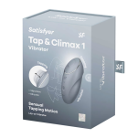 Wibrator Tap & Climax 1 Niebieskoszary Satisfyer - 4
