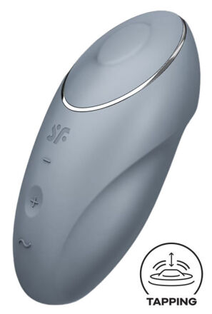 Wibrator Tap & Climax 1 Niebieskoszary Satisfyer