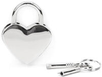 Kłódka Silver Heart Shape Padlock (2Pcs A Set) Liebe Seele - 2