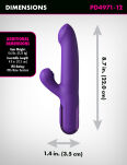 Wibrator króliczek Super SoniX Thruster - Purple Fantasy For Her - 7