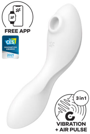 Stymulator łechtaczki Curvy 5Plus Air Pulse Stimulator Satisfyer