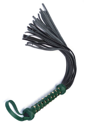 Pejcz Mossy Chic Leather Heavy Flogger Liebe Seele