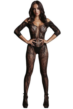 Bodystocking Le Désir Lace Sleeved One Size Le Désir
