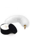 Odczepiany Metalowy Korek Z Lisim Ogonem Upko Fox Fur Tail Small Butt Plug UPKO - 2