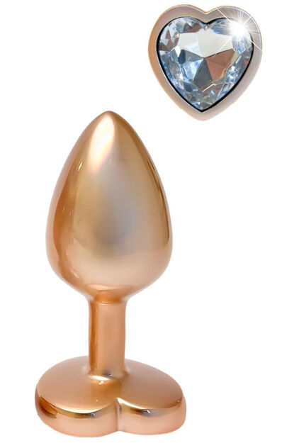 Korek Analny Gleaming Love Pearl Gold Plug Small Dreamtoys